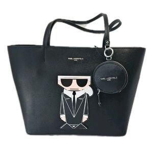Karl Lagerfeld Black Tote Bag